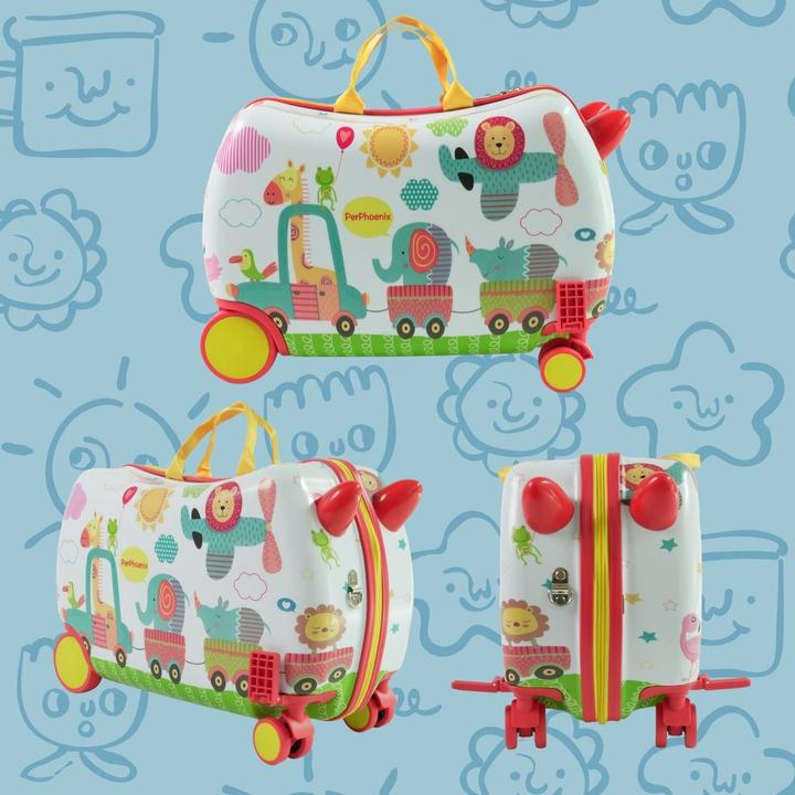 Produktbild Hermex Kinderkoffer Hartschalenkoffer Reisegepäck Kindertrolley Koffer (18 l, Handgepäck (bis 50l))