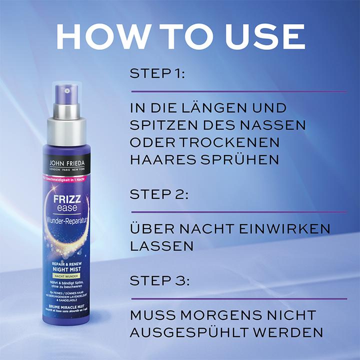 Immagine prodotto John Frieda Frizz Ease Miracle Repair & Renew Night Mist (100 ml)