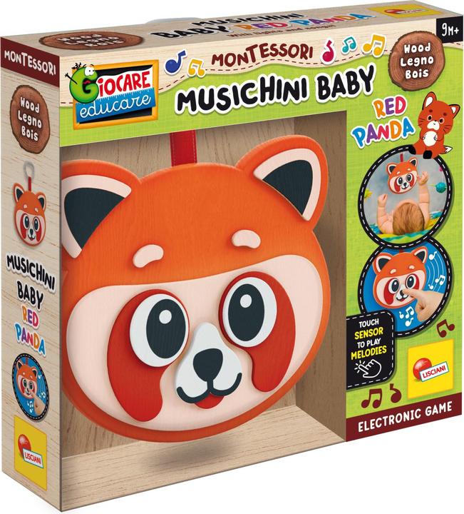 Produktbild Lisciani Montessori Wood Musichini Red Panda