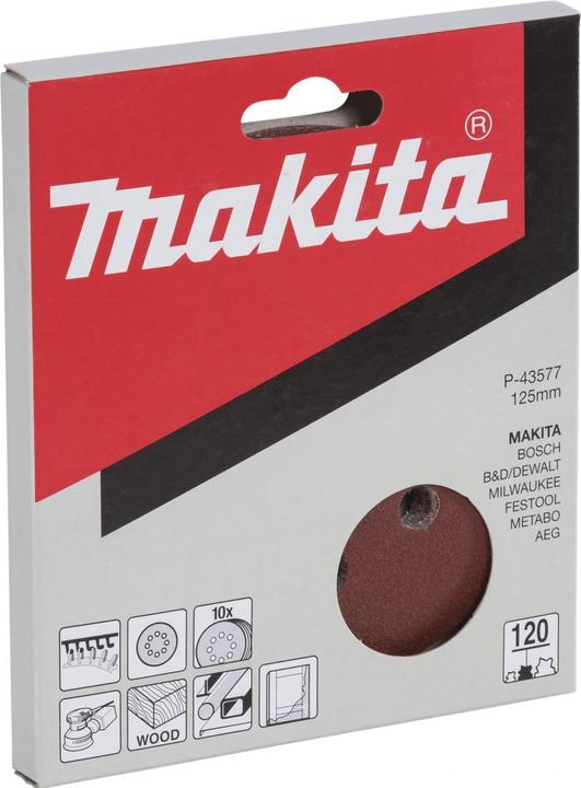 Actual product image Makita Exzenterschleifpapier mit Klet (120)