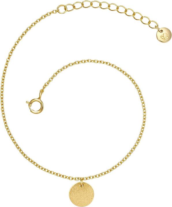 Image du produit Glanzstücke München Femme cercle argent sterling or jaune - 31620 (17 cm, Argent Sterling)