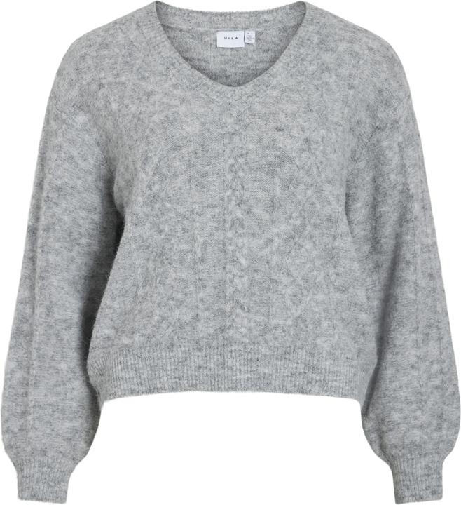Vila V-Ausschnitt Strickpullover (XL)