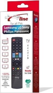 Actual product image Jolly Line Replacement remote control Compatible with all Samsung, LG, Sony, Philips and Panasonic televisions (Universal remote control)