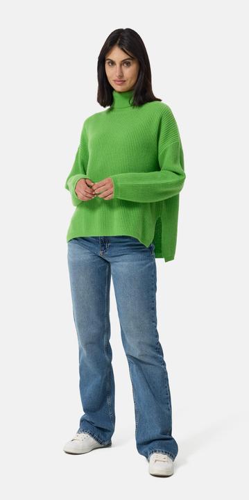 Actual product image Cash-Mere Wolle Kaschmir Oversize Style Rollkragen Pullover (M)