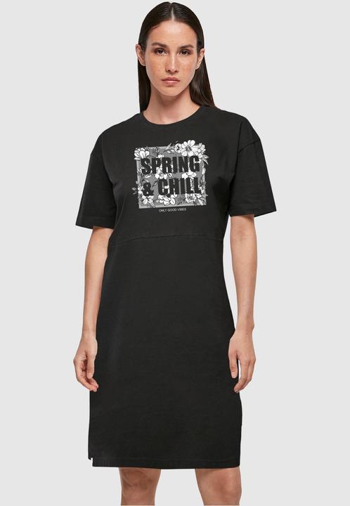 Actual product image Merchcode Ladies Spring And Chill Oversized Slit Tee Dress - 118973 (4XL)