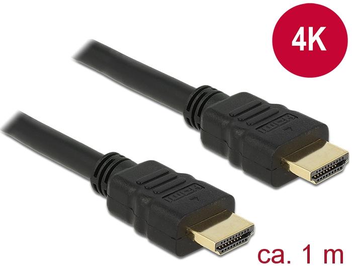 Delock HDMI (Typ A) — HDMI (Typ A) (1 m, HDMI)