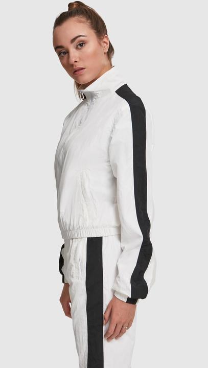 Produktbild Urban Classics Ladies Short Striped Crinkle Track Jacket (XL)