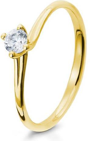 Breuning RING - BRILL. 0,20 Ct. H/si (61, 750/18 K Gold)