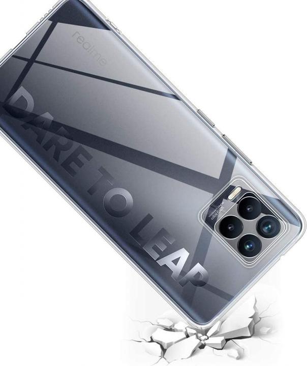 Actual product image Screenguard Realme 8 Pro Flexible TPU Clear Case (Realme 8 Pro)