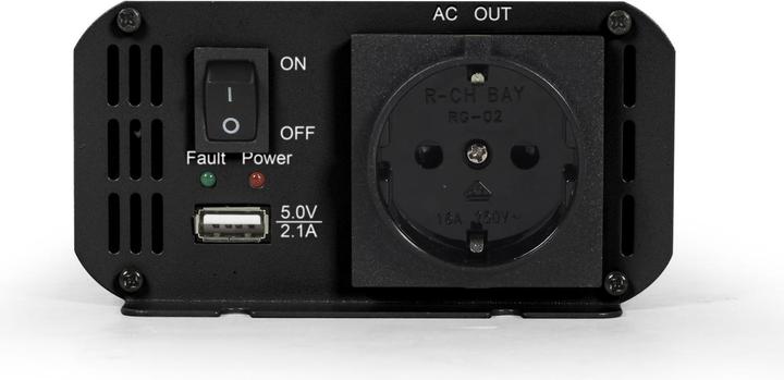 Produktbild Energenie power adapter/inverter Auto 500W Aluminium schwarz EG-PWC500-01