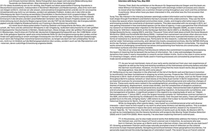 Produktbild Without Full Disclosure (Englisch, Deutsch, Sung Tieu, Thomas Thiel für die Stadt Siegen und das Museum für Gegenwartskunst Siegen, 2024)