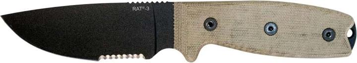 Actual product image Ontario RAT-3 Serrated (9.80 cm)