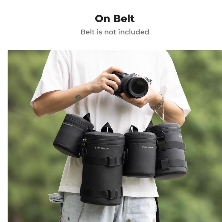 Produktbild K&F Concept Camera Lens Pouch XL Size (Objektivtasche)