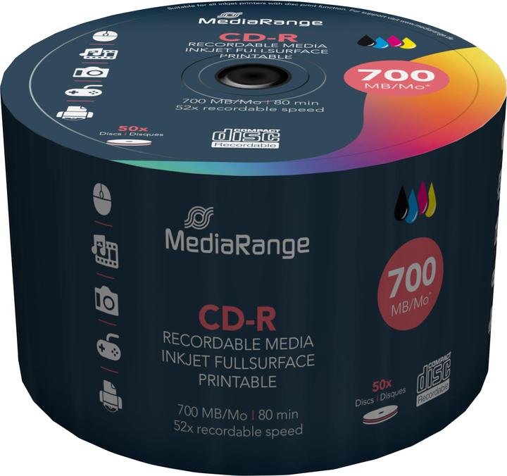 Produktbild MediaRange Cd-R (50 x)