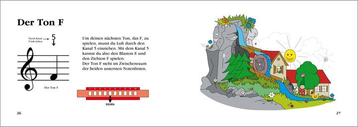 Produktbild 556 Buntes Mundharmonikaset (Mundharmonika, Diatonisch)