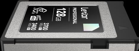 Image du produit Lexar CFexpress PRO 4.0 Type B DIAMOND Series 128GB - R3700/W3400MB/s - VPG400 (128 Go, CFexpress type B)