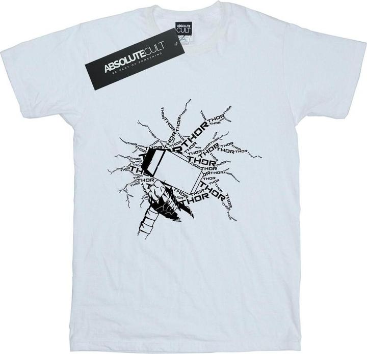 Actual product image Mens Thor Lightning T-Shirt (S)