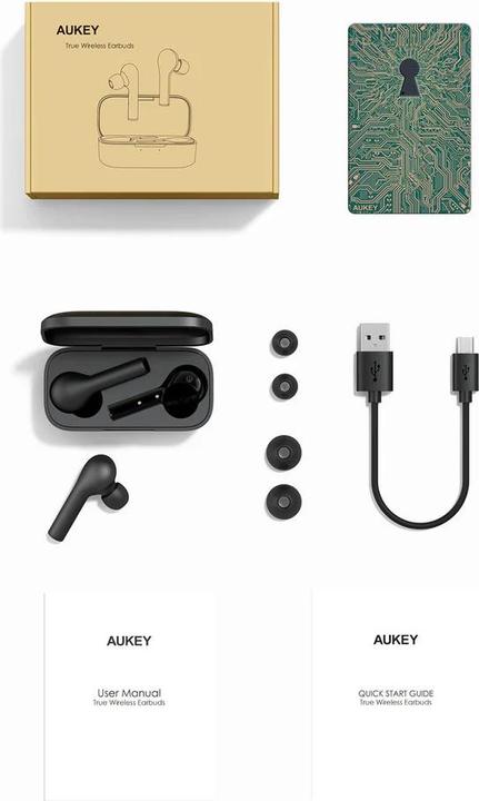 Actual product image Aukey T21 (No noise cancelling, 5 h, Wireless)