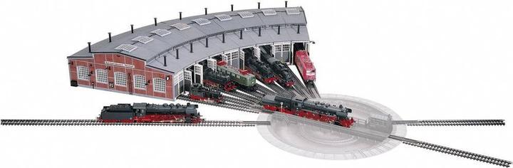 Produktbild Fleischmann 6476 H0 Ringlokschuppen-Bausat