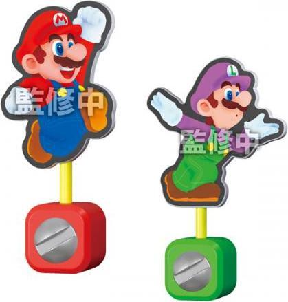 Actual product image Banpresto SUPER MARIO BROS. WONDER - Assortments 16 Panel Clip Stand 8cm