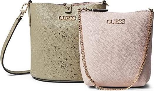 Immagine prodotto Guess Amara, Polyester, Textile Handbag, 4G Logo, Green, HWSG8493010, 22 x