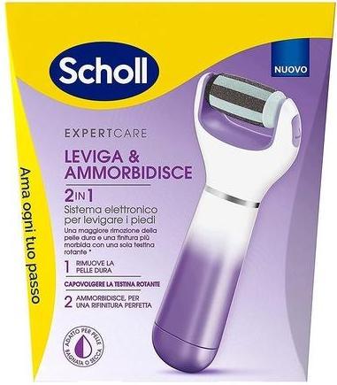 Scholl Velvet 2in1 Electronic Pedicure System for Smooth and Soft Feet