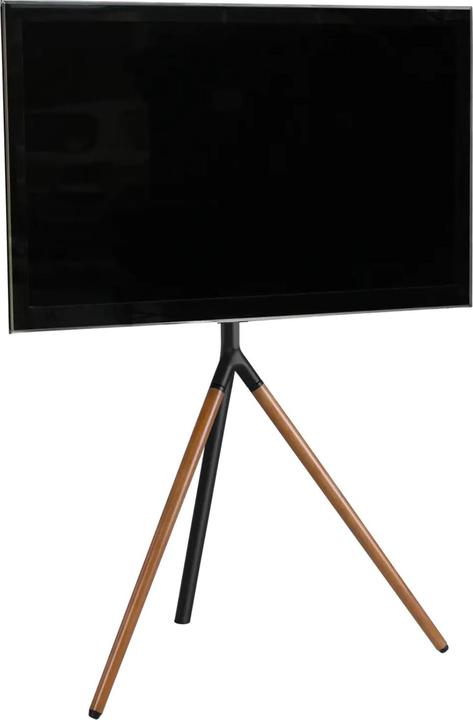 Actual product image Sinox Tripod TV gulvstand med drejbar top. 45"-65". Mørkt trae/sort (65", 32 kg)
