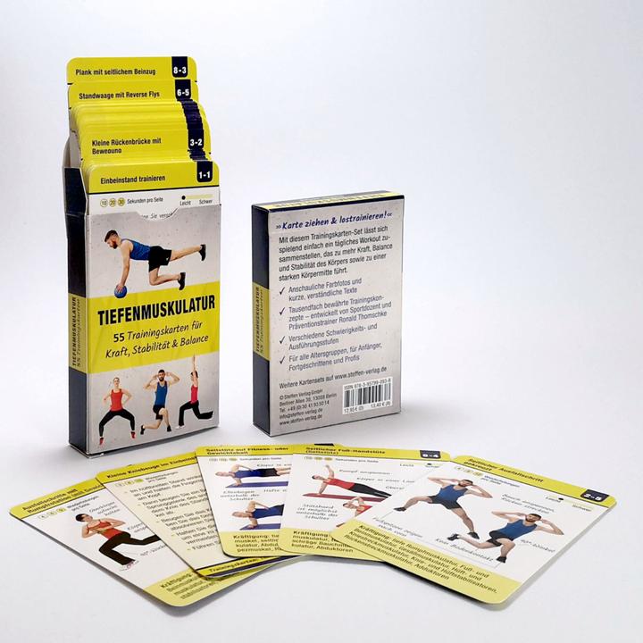 Produktbild Trainingskarten: Tiefenmuskulatur (Deutsch, Ronald Thomschke, 2020)
