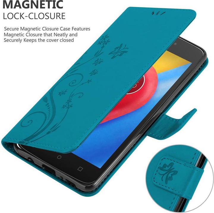 Actual product image Cadorabo Flower Book Cover (Motorola Moto C)