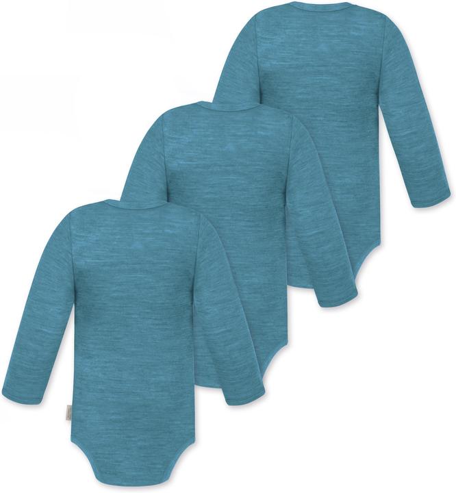Immagine prodotto Normani Confezione da 3 body baby merino a maniche lunghe "Tuai" - 9399 (74)