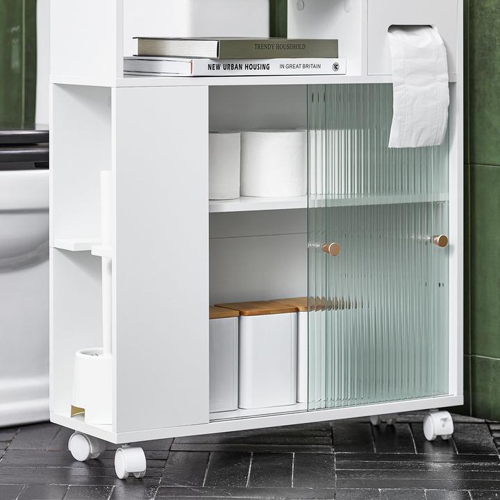 Actual product image SoBuy Niche shelf with glass door (20 x 60 x 71 cm)