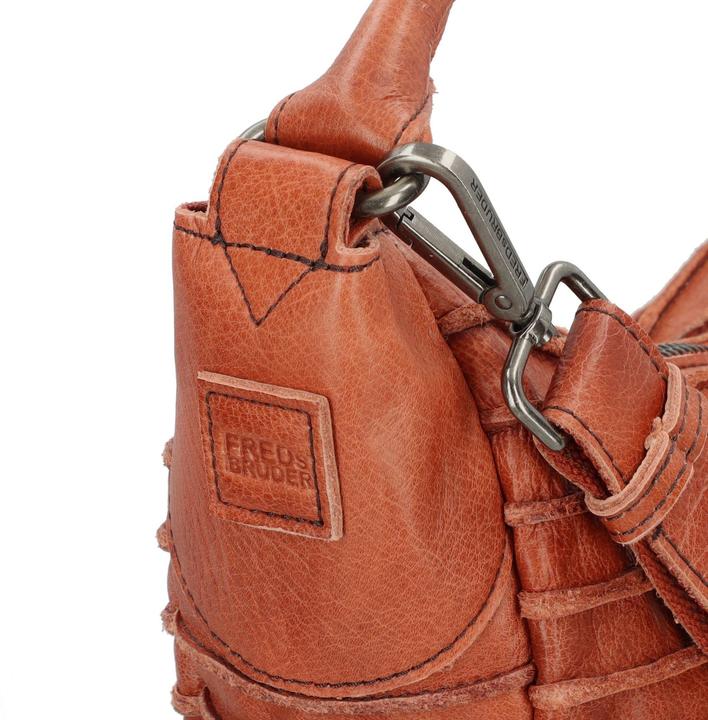 Produktbild FredsBruder Riffeltier S Schultertasche Leder 33 cm