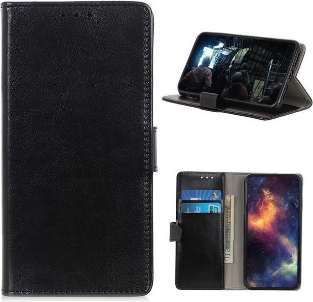 Actual product image MU Classic Crazy Horse Leather Bookcover Series (Samsung Galaxy A42 5G)