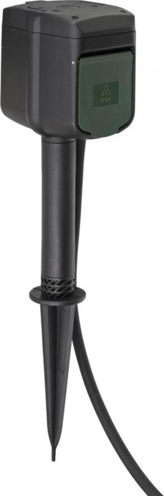 Produktbild Brennenstuhl Connect WIFI Gartensteckdose mit Erdspiess und Montageplatte IP44 2-fach 10m H07RN-F3G1,5 (2 x, CEE 7/3, 10 m)
