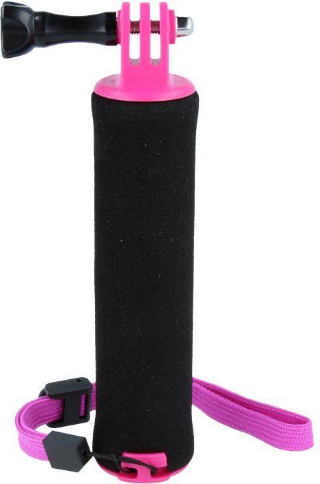 Actual product image Caruba Floating Handgrip GoPro mount (Zwart / Paars)