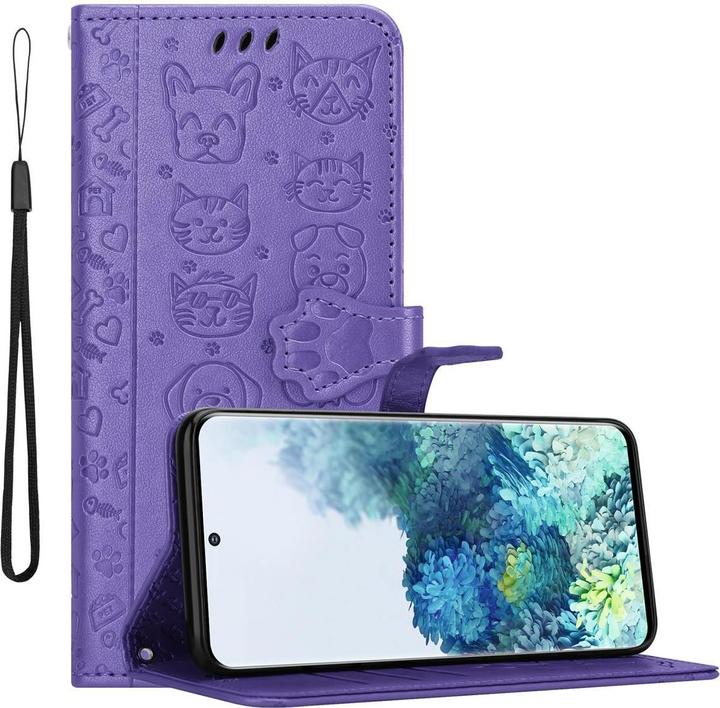 Actual product image Cadorabo Book Dogs & Cats Cover (Samsung Galaxy S20)