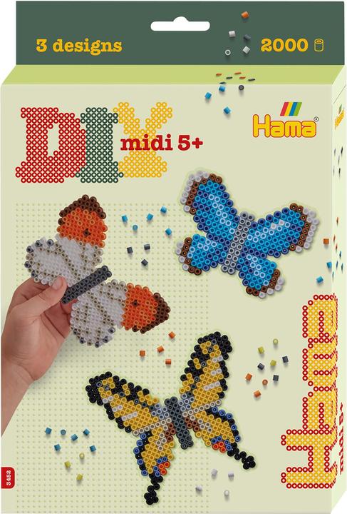 Produktbild Hama Bügelperlen Starter-Set midi Schmetterlinge