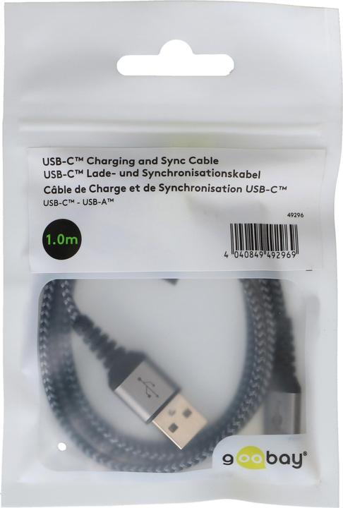 Actual product image Goobay USB A – USB C (1 m, USB 2.0, 60 W)