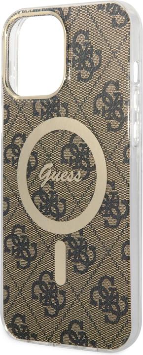 Produktbild Guess GUHMP13XH4STW iPhone 13 Pro Max 6.7" br?zowy/brown hardcase 4G MagSafe (Apple iPhone 13 Pro Max)