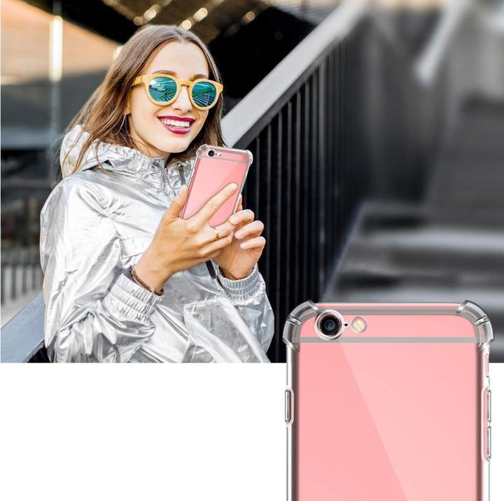 Produktbild Screenguard Apple iPhone 6/6S Hülle Crystal Soft Airbag Bumper (Apple iPhone 6)