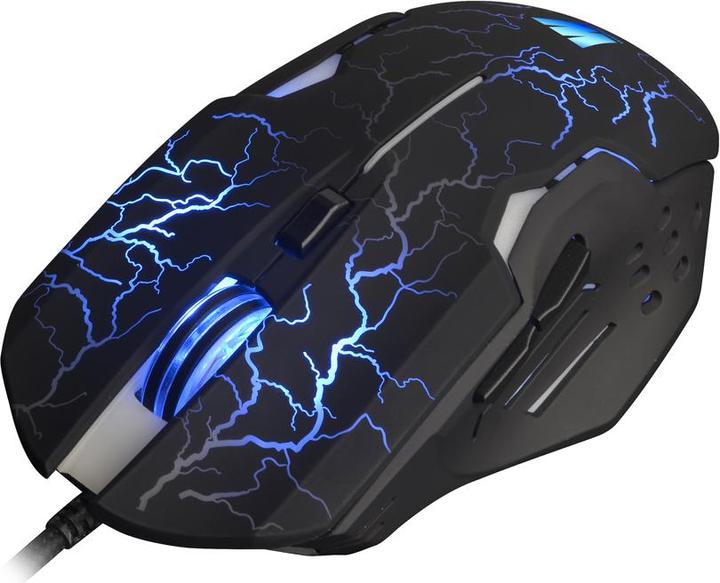 Produktbild Wasdkeys - M200 - Souris de jeu laser filaire RGB noire (Kabelgebunden)