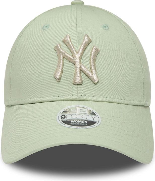 Actual product image New Era 9Forty Ladies Cap - Metallic New York Yankees Stone