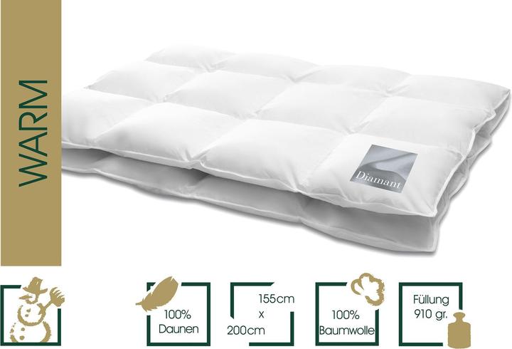 Actual product image Hanskruchen Diamant (910 g, 155 x 200 cm)