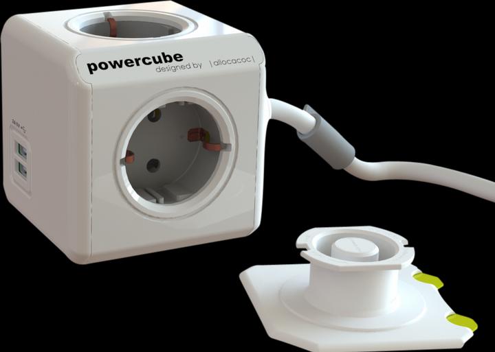 Produktbild Allocacoc PowerCube Extended USB-Typ F (4 x, USB-A, 3 m)