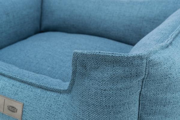 Actual product image Trixie Talis bed, square, 80 × 60 cm, blue (Dog)