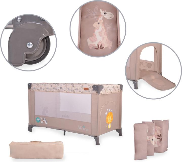 Actual product image Cangaroo Travel cot Africa
