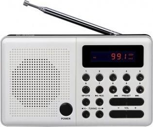 Elta Radio Pliszka USB, FM white (FM)