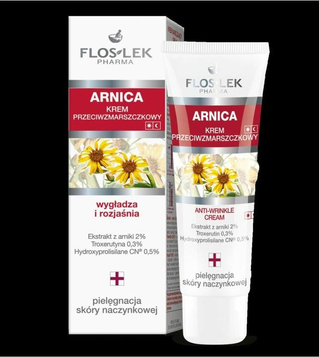 Immagine prodotto Floslek FLOSLEK Arnica Crema Antirughe krem przeciwzmarszczkowy do skóry naczynkowej 50ml (50 ml, Giorno + Notte)