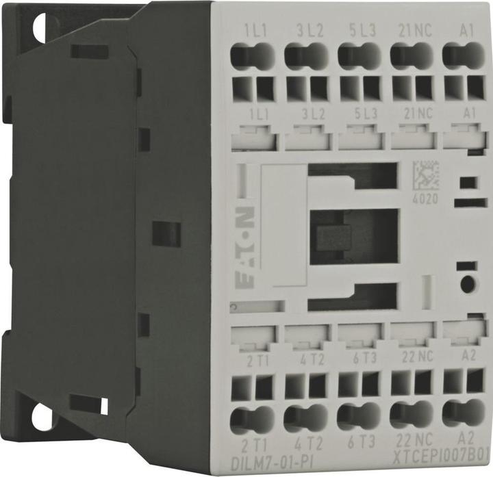 Actual product image Eaton DILM7-01(24VDC)-PI199228Leistungsschütz 3p 380V 400V 3kW 1Ö