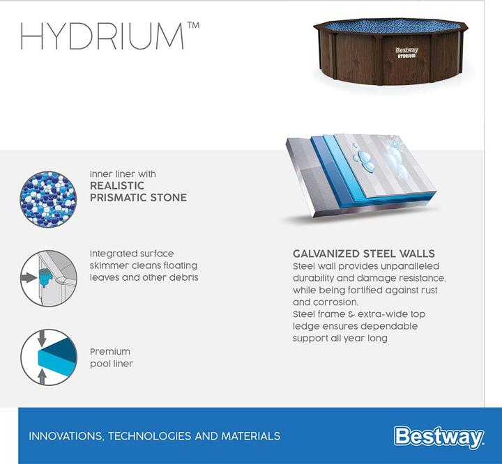 Actual product image Bestway Hydrium Pool Set130cm (Ø 488 x 130 cm)